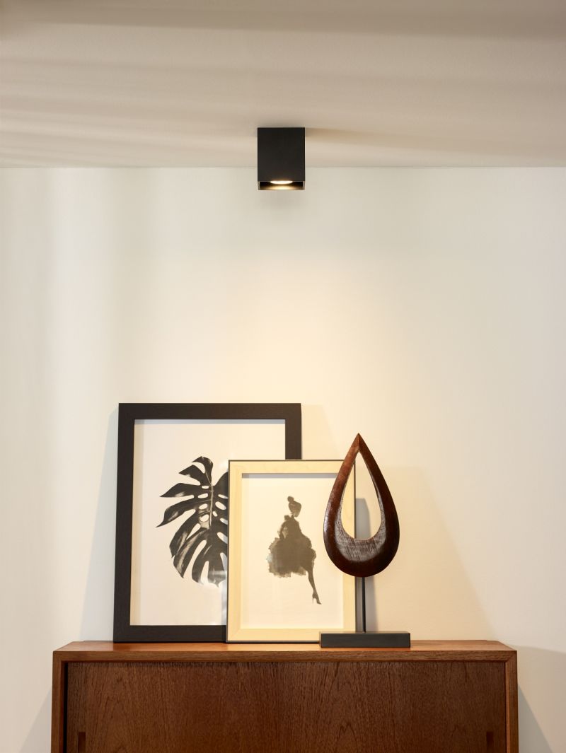 Lucide BODI - Stropné bodové svietidlo - 1xGU10 - Čierne